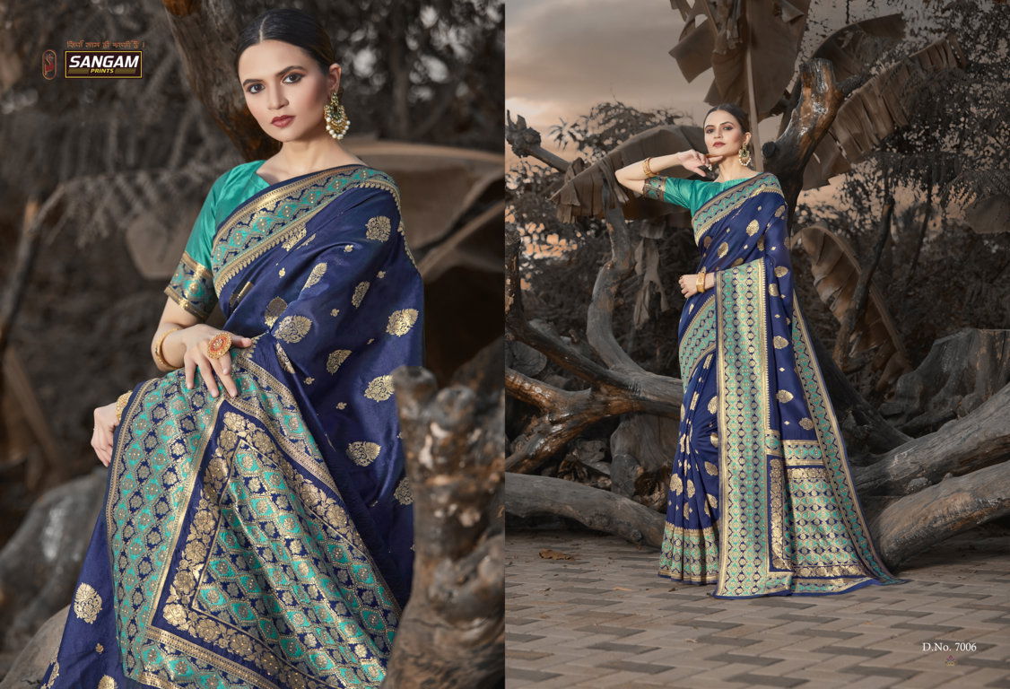 Sangam Priya Anand Latest Fancy Designer Festive Wear Silk Sarees Collection